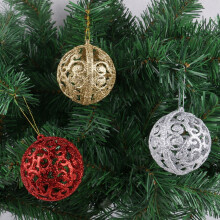 Staron Christmas ornament balls gold 6 cm