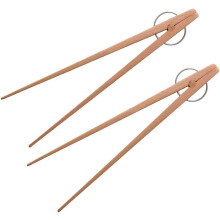 Wooden Tongs Set 9.8 Inch 2 Pack