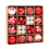 Christmas Ball Ornaments Set Red White 42 pcs 1