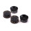 Black guitar and amp volume tone control knobs set of 4 4