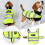 Reflective Vest Adjustable Outdoor High-Visibility Vest 2