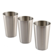 Stainless Steel Beer Cup Set 3 pcs