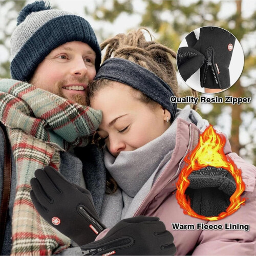 Thermal Gloves Waterproof Windproof Non-Slip Touchscreen 1