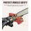 Motorcycle Brake Lock Heavy Duty Adjustable Red 5