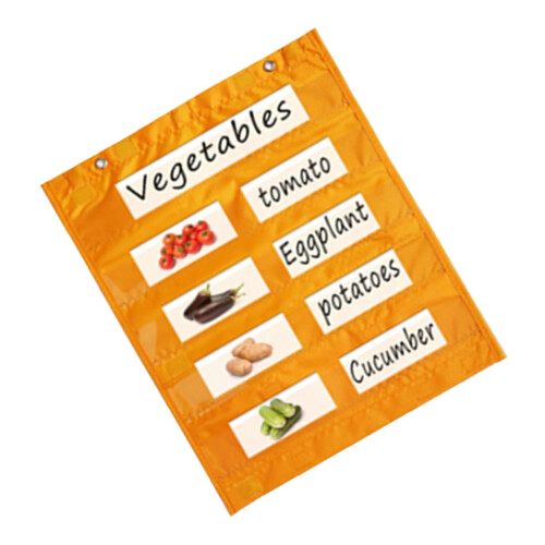 Magnetic Pocket Chart for Whiteboard 24 Squares 1