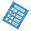 Magnetic Pocket Chart for Whiteboard 24 Squares 4