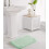 Tapis de bain antidérapant vert pâle 40 x 60 cm 2