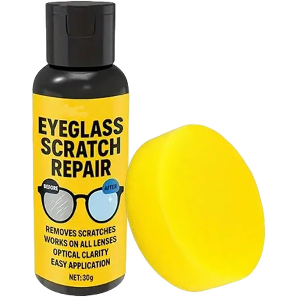 Oimg 30G Eyeglass Scratch Remover For Lenses, Glass Cleaner Screen Repair Kit