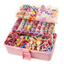 Haarschmuck Set, Elastische Haarbänder, Clips, Styling Tool, Für Geburtstag Feiertage, Mädchen