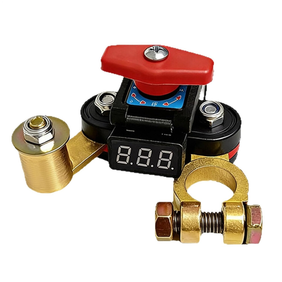 12V/24V Battery Power Cut-Off Button, Pure Copper Disconnect For Car Boat 5437706358176
