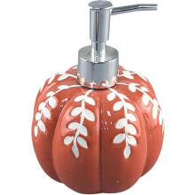 Dispensador de jabón de cerámica con calabaza, decoración de otoño