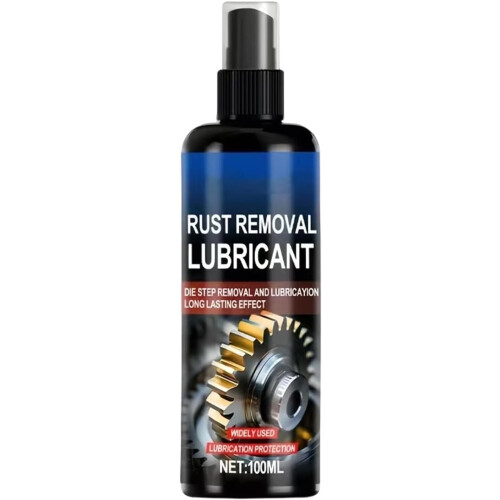 100ml Rust Remover Spray, Lubrication Iron Stain Remover for Vehicles Tools Chains