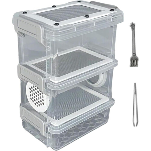 Kit élevage vers farine, 3 couches, pour reptiles