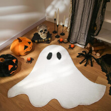 Alfombrilla de Halloween de fantasmas, decoración de otoño