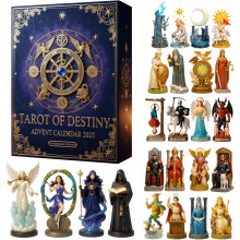 Tarot-joulukalenteri 2025, 24 päivää, 2D-akryylikoristesetti