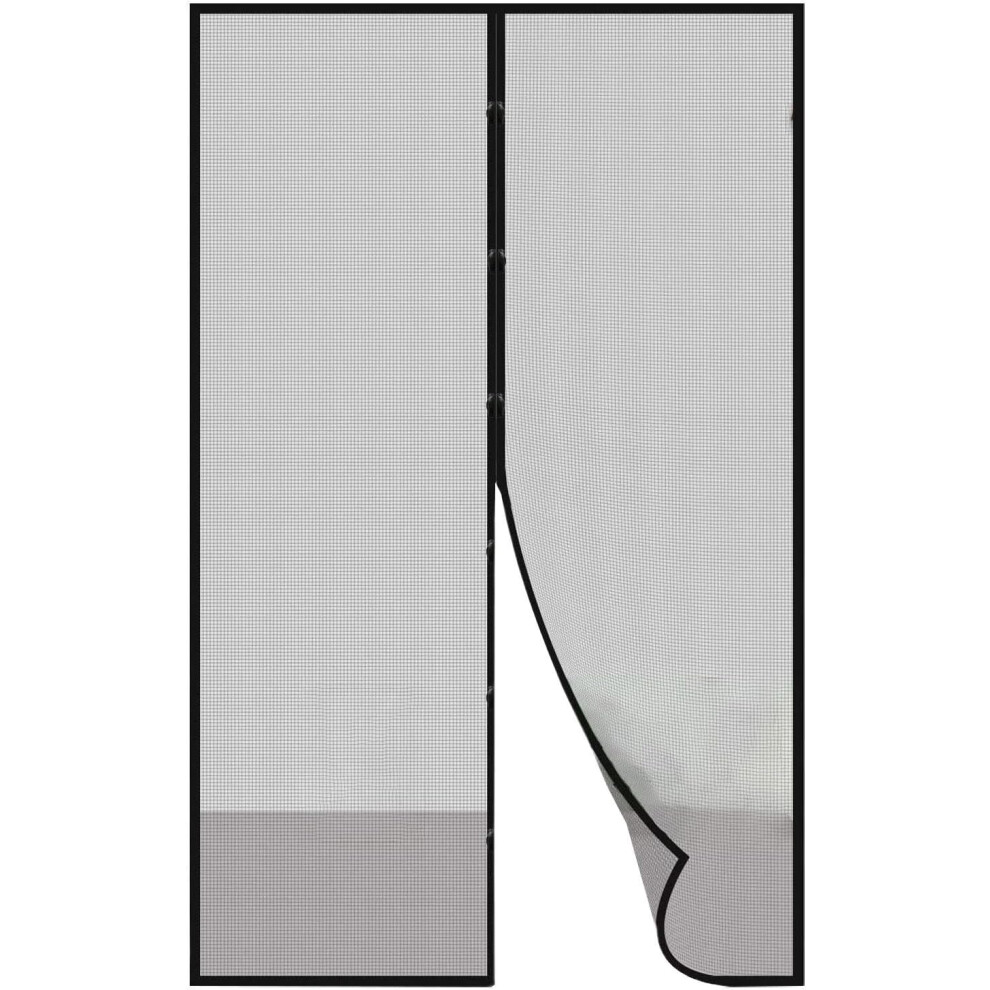 100X210cm Magnetic Door Screen, Mesh Net With Auto Close Magnet 5437706396413