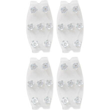Picos antideslizantes 4 unidades, 7 dientes para zapatos