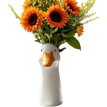 Vase oie, céramique, décoration maison