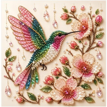 Kit de pintura de perlas de colibrí, 7.87x7.87 pulgadas