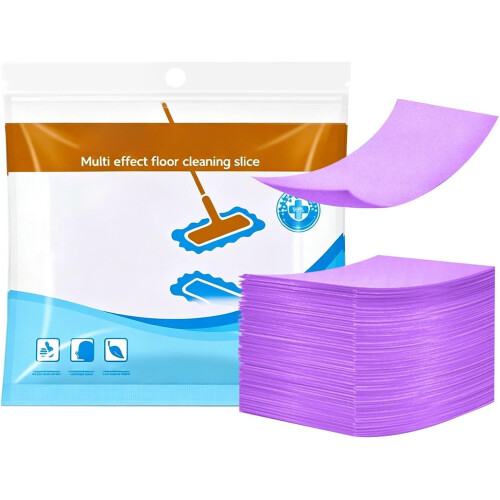 30 lingettes nettoyage sol, multi-surfaces
