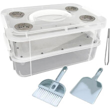 Kit élevage vers farine, 9.45x6.3x5.12 pouces