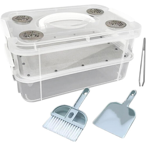 Kit élevage vers farine, 9.45x6.3x5.12 pouces