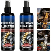 2PCS 100ml Rust Remover Spray for Metal, Equipment Maintenance