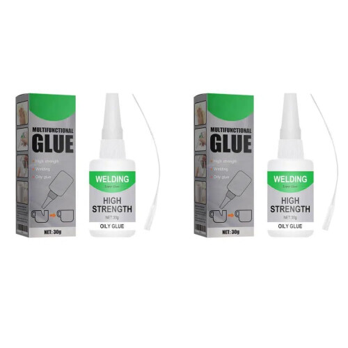 2 PCS 30g Superglue All Purpose, Waterproof Quick Drying Adhesive