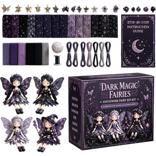 Kit DIY fées magiques, couture, débutants