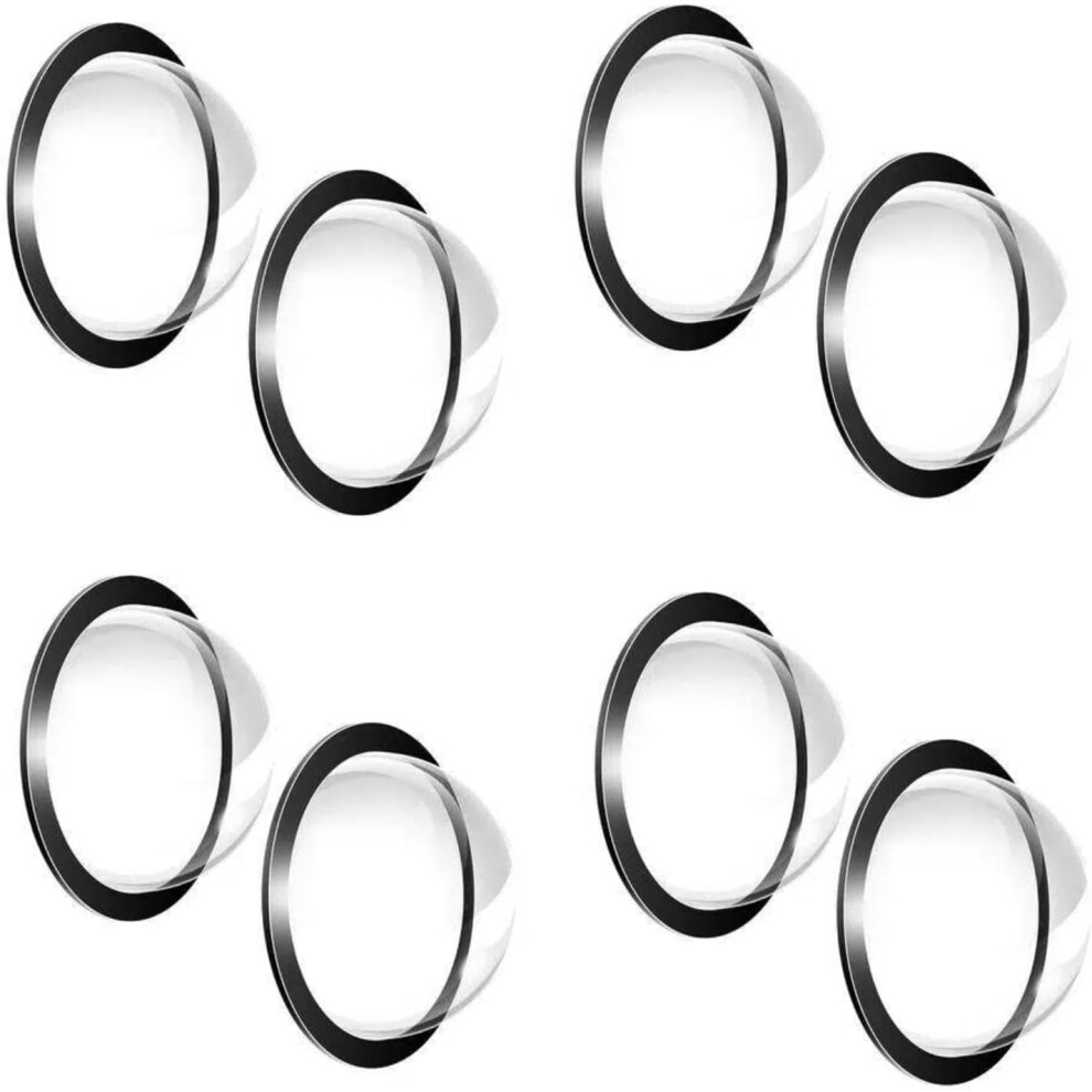 8Pcs Car Camera Lens Protector, Anti-Glare Weatherproof Rain Cover Light 5437706408147