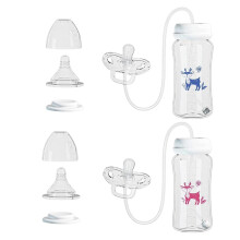 kpl 3-in-1 Hands Free -tuttipullosta, 300 ml, koliikkia ehkäisevä
