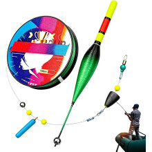 Set de pesca con flotador automático, para agua dulce y salada