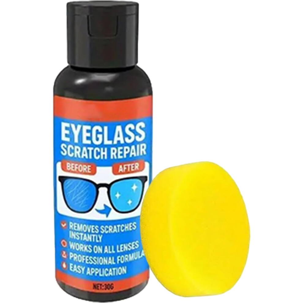 Oimg 30G Eyeglass Scratch Remover, Sunglasses Lens Cleaner Kit