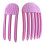 2 pinces volume cheveux, 3/6 dents 1
