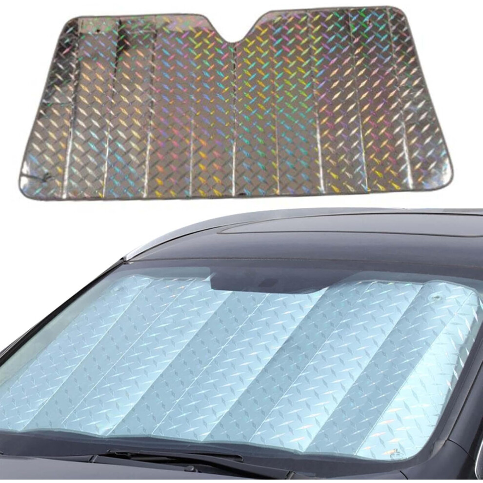 Uv Protection Foldable Car Windscreen Sunshade, Keep Vehicle Cool 5437706419341