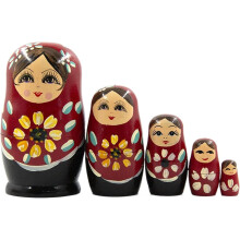 Russische Puppen, Holz, Mädchen, Stapelpuppen, Kinder, Raum, Deko, Geschenk, Matroschka
