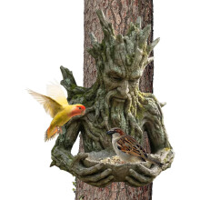 Vogelvoeder - Boomgezicht Decor voor Buiten
