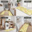 Yellow Easter Rainbow Kitchen Rugs Set of 3 5