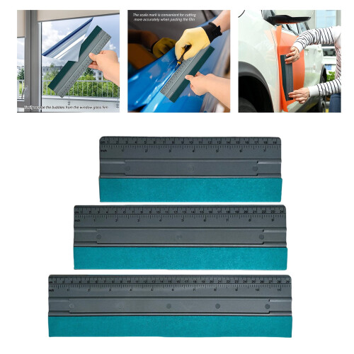 Felt Squeegee with Scale Ruler for Car Wrap and Window Tint 1