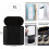 Plastic Trash Can with Press Top Lid 8L Black 2