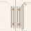 Cabinet Handles Gold 7.5 Inch Center 2 Pack 2