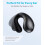 Open Ear Earbuds Ergonomic Clip Bone Conduction Black 2