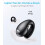 Open Ear Earbuds Ergonomic Clip Bone Conduction Black 3