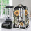 Cow Sunflowers Coffee Machine Dust Cover Polyester 5