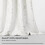 Room Darkening Thermal Curtains White Silver Branch Pattern 6