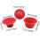 Formas de silicone para cupcakes de 18 cm (7 polegadas), próprias para lava-louças, antiaderentes. 4