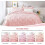 King Size Comforter Set Pink Ivory 7-Piece 5