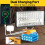Φως εργασίας LED για μπαταρία Dewalt 20V 145W 14500LM 2