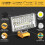 Φως εργασίας LED για μπαταρία Dewalt 20V 145W 14500LM 3