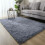 Silk Wool Blend Bedside Rug Non-slip 60x90cm 5